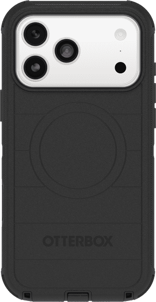 Otterbox Defender Pro iPhone 17 Pro Max Back Cover met MagSafe Magneet Zwart