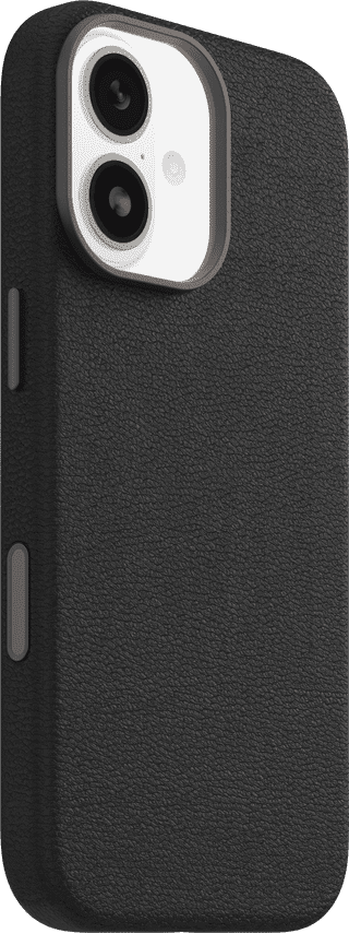 OtterBox Symmetry iPhone 17 Back Cover with MagSafe Magnet Leather Black