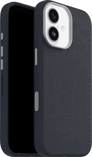 OtterBox Symmetry iPhone 17 Back Cover with MagSafe Magnet Leather Blue