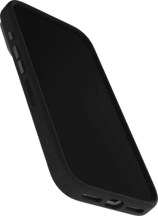 OtterBox Symmetry iPhone 17 Pro Back Cover met MagSafe Magneet Leer Zwart