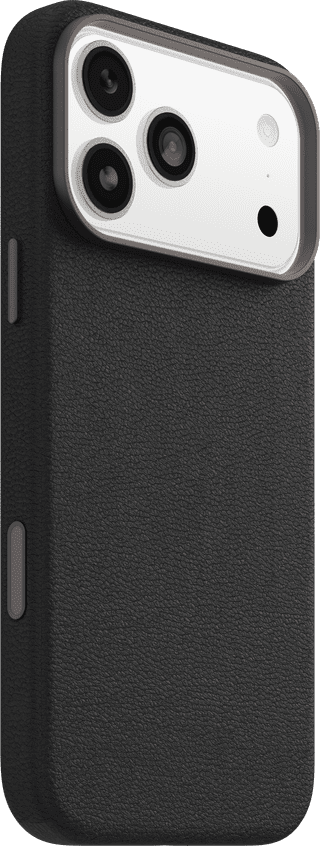 OtterBox Symmetry iPhone 17 Pro Max Back Cover with MagSafe Magnet Leather Black
