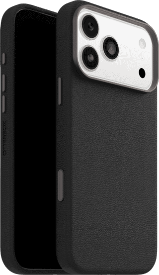 OtterBox Symmetry iPhone 17 Pro Max Back Cover with MagSafe Magnet Leather Black