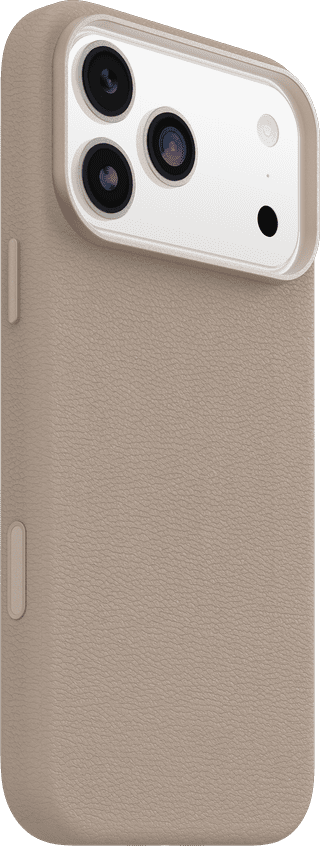 OtterBox Symmetry iPhone 17 Pro Max Back Cover with MagSafe Magnet Leather Gray