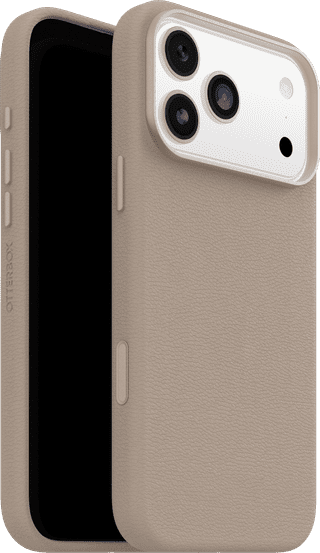 OtterBox Symmetry iPhone 17 Pro Max Back Cover with MagSafe Magnet Leather Gray