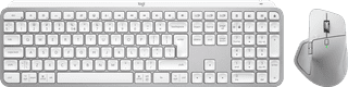 Logitech MX Master 4 for Mac Silver + Logitech MX Keys S for Mac QWERTY White
