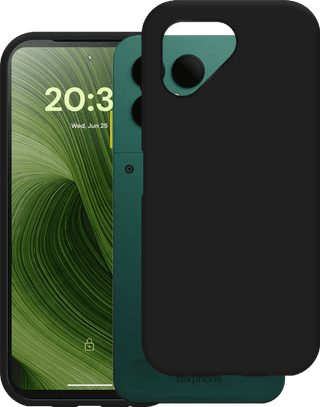 Just in Case Soft Design Fairphone 6 Back Cover Zwart