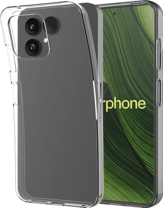 Just in Case Soft Design Fairphone 6 Back Cover Transparant