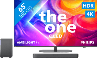 Philips Ambilight 65 inches PUS9000 QLED 4K (2025) + Philips TAB5309