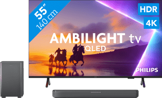 Philips Ambilight 55 inches PUS8500 QLED 4K (2025) + Philips TAB5309