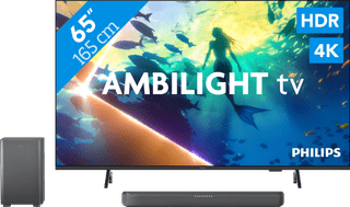 Philips Ambilight 65 inches PUS8000 4K (2025) + Philips TAB5309