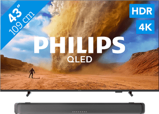 Philips 43" PUS7800 QLED 4K (2025) + Philips TAB5109