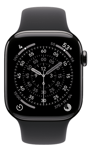 Apple Watch Series 11 Cellular 42mm Titanium  Slate Sportband S/M