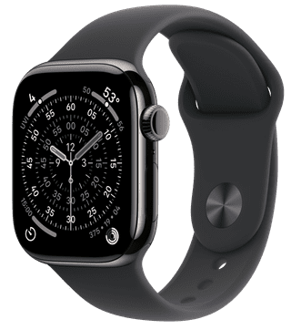 Apple Watch Series 11 Cellular 42mm Titanium  Slate Sportband S/M