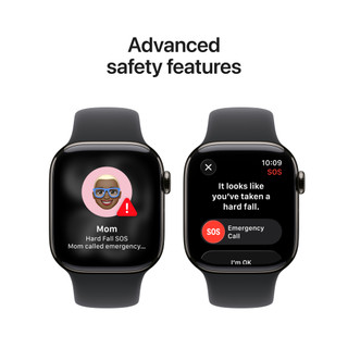 Apple Watch Series 11 Cellular 42mm Titanium  Slate Sportband S/M