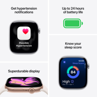 Apple Watch Series 11 Cellular 42mm Titanium  Slate Sportband S/M