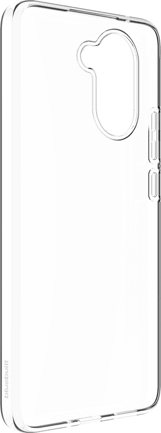 BlueBuilt OnePlus Nord CE 5 Back Cover Transparent + Screen Protector Glass Duo Pack
