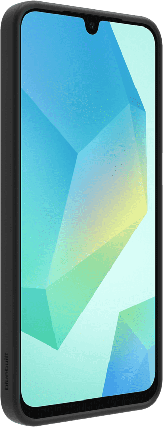 BlueBuilt Samsung Galaxy A17 Back Cover Black + BlueBuilt Screen Protector Glass