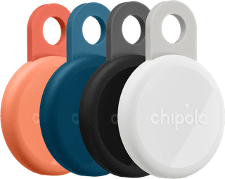 Chipolo LOOP 4-Pack Koraal, Blauw, Zwart, Wit