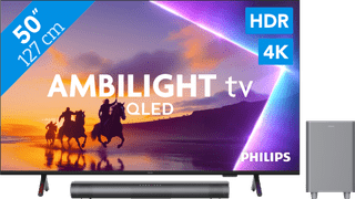 Philips Ambilight 50 inches PUS8500 QLED 4K (2025) + Philips TAB6100