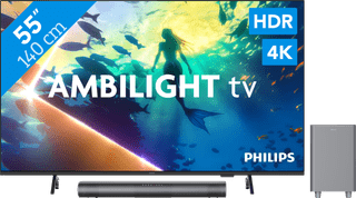 Philips Ambilight 55 inches PUS8000 4K (2025) + Philips TAB6100