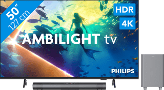 Philips Ambilight 50 inches PUS8000 4K (2025) + Philips TAB6100