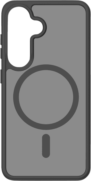 Just in Case Back Cover met Valbescherming Samsung Galaxy S24 Zwart met Magneet