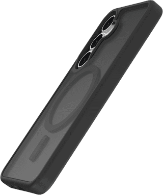 Just in Case Back Cover met Valbescherming Samsung Galaxy S24 Zwart met Magneet