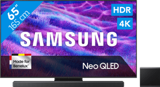 Samsung 65" Neo QLED QN82F 4K (2025) + Samsung HW-QS700F Zwart