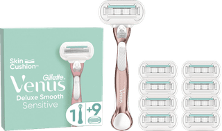 Gillette Venus Deluxe Smooth Sensitive + 9 Replacement Blades