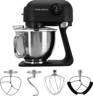Pierre Patissier Design Stand Mixer SM7000 Matte Black