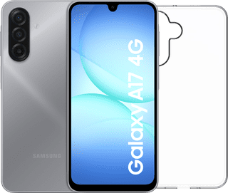 Samsung Galaxy A17 128GB Blauw 4G + BlueBuilt Back Cover Transparant