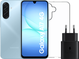 Samsung Galaxy A17 128GB Grijs 4G + Accessoirepakket