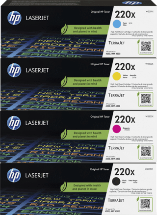 HP 220X LaserJet Toner Combo Pack