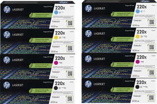 HP 220X LaserJet Toner Combo Pack (2 stuks)
