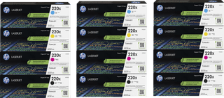 HP 220X LaserJet Toner Combo Pack (3 stuks)