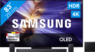 Samsung 83 inches OLED S90F (2025) + Samsung HW-Q930F Black