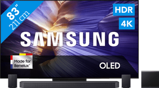 Samsung 83 inches OLED S90F (2025) + Samsung HW-Q990F Black