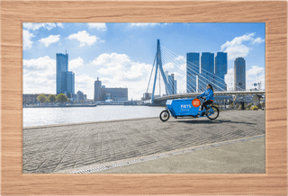 BlueBuilt Frameo Digitale Fotolijst Light Wood