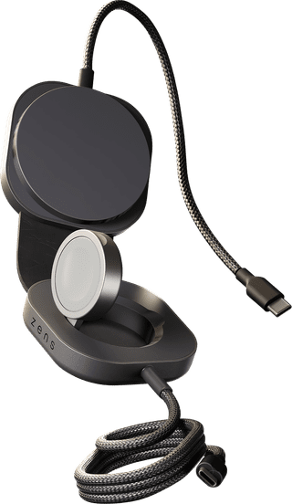 Zens Pro 3 Draadloze Oplader 20 Watt met USB C Kabel Zwart