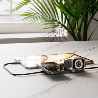 Zens Pro 3 Draadloze Oplader 20 Watt met USB C Kabel Zwart