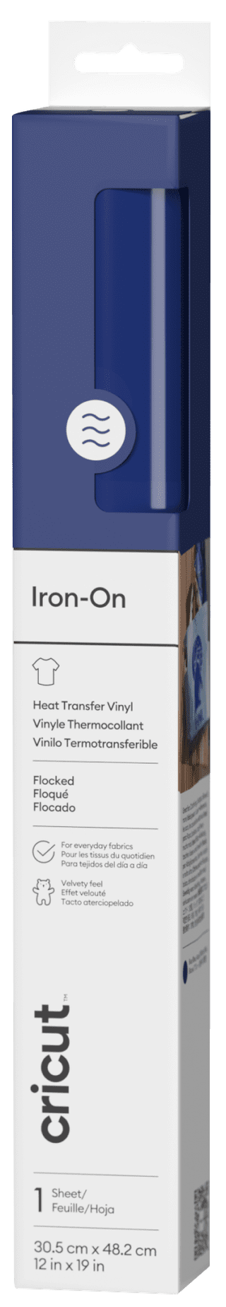 Cricut Flock Iron-On Blauw 30,5 x 48,3 cm