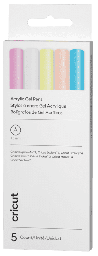 Cricut Explore/Maker Acrylgelpennen 5-pack 1.0mm