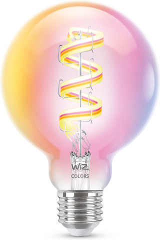 WiZ Globe Filament - Wit en Gekleurd Licht - E27 - Transparant