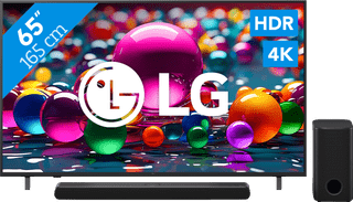 LG 65" 4K Smart UA75 + LG DS77TY
