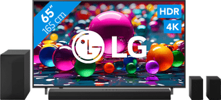 LG 65 inches 4K Smart UA75 + LG DS60TR