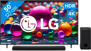 LG 50" 4K Smart UA75 + LG DS77TY