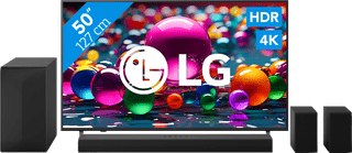 LG 50" 4K Smart UA75 + LG DS60TR