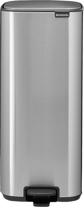 Brabantia Bo Pedal Bin 30L Matte Steel Fingerprint Proof