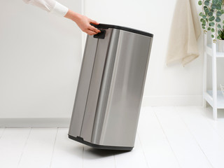 Brabantia Bo Touch Bin 30 Liter Matt Steel Fingerprint Proof