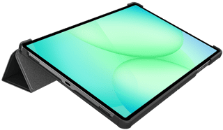 Just in Case Samsung Galaxy A11 Plus Tri-Fold Book Case Zwart